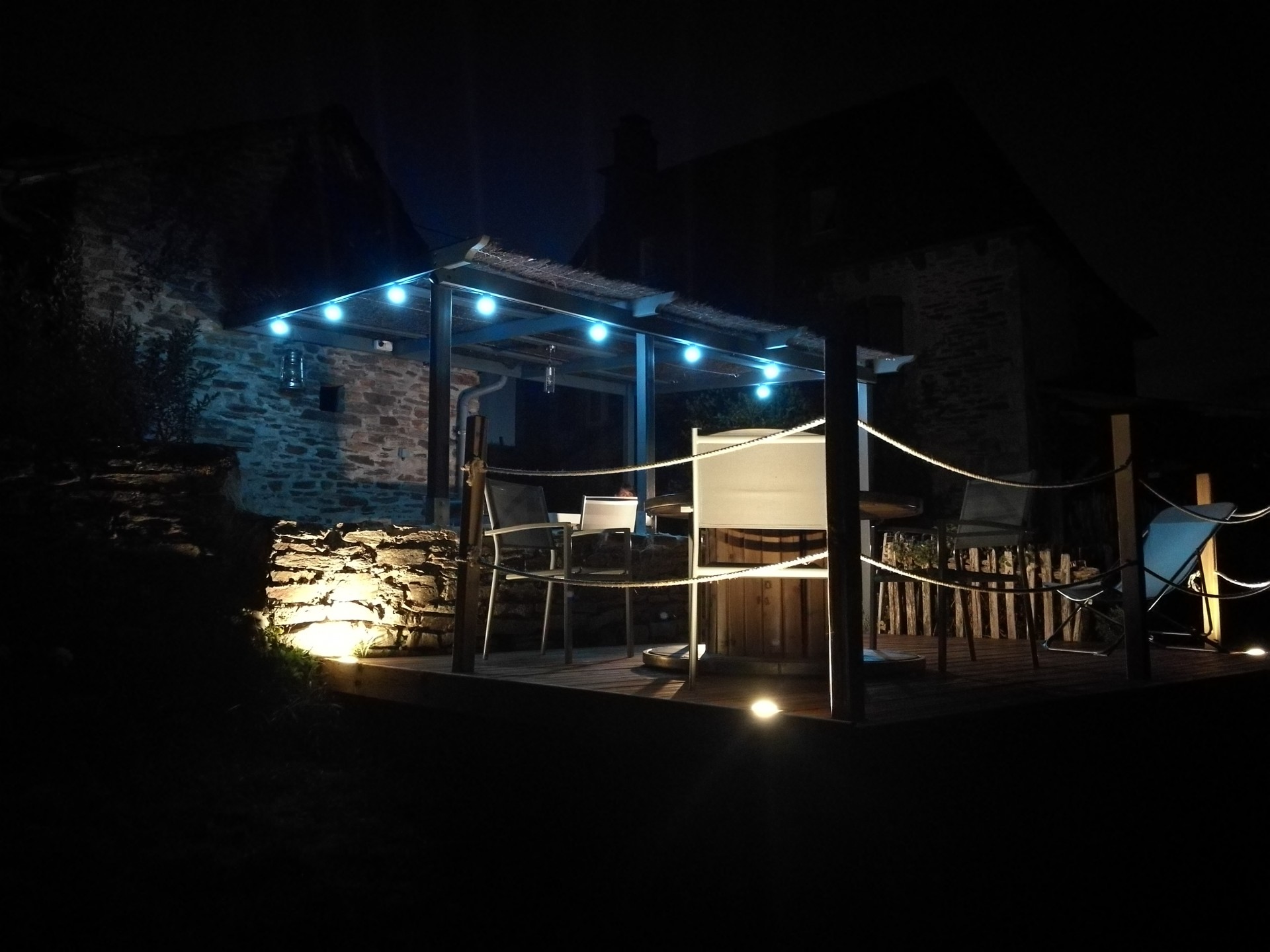 Terrasses by night !!! Ambiance guinguette !