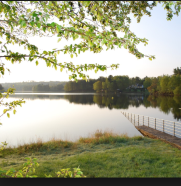 Le lac de Feyt à Servière-le-chateau (département de la Corrèze)